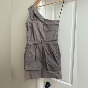 Preen One Shoulder Mini Dress